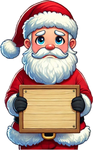 Kerstman is bedroefd